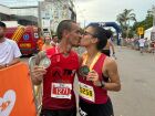 Casal que corre junto, vence junto! Ana Diniz e Fabiano Ribeiro dominaram a Bonito 21K com títulos nos 5 km e 10 km.
