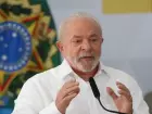 O presidente Luiz Inácio Lula da Silva durante pronunciamento sobre as projeções econômicas do governo para 2026, em evento oficial em Brasília.