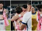 Alan Cantero se emociona ao receber a camisa de Lionel Messi após amistoso entre Alianza Lima e Inter Miami.
