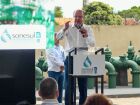 Em último dia como governador interino, Barbosinha participa de entrega de obras de abastecimento de água da Sanesul em Dourados.