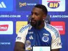 Gerson é apresentado oficialmente pelo Cruzeiro em Belo Horizonte e fala sobre metas no clube.