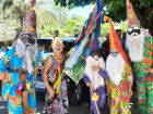 Foliões da Comunidade Quilombola Águas do Miranda mantêm viva a tradição da Folia de Reis há mais de 50 anos, em Bonito (MS).