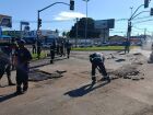 Trecho entre a avenida Eduardo Elias Zahran e a rua Joaquim Murtinho passa por interdição parcial para obras de tapa-buracos.