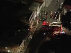 Informações preliminares dos Bombeiros apontam que vazamento de gás pode ter sido a causa da explosão. 