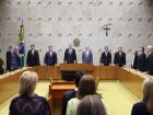 Ministros do STF durante sessão que antecedeu reunião reservada sobre o caso Banco Master.