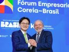 Lula participa de fórum empresarial em Seul e defende parceria tecnológica entre Brasil e Coreia do Sul.
