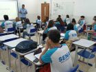 Jovens participam de curso técnico do Senai pelo programa Jovens do Amanhã, que oferece auxílio educacional de R$ 300 em MS