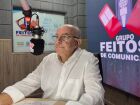 Prefeito Reus Fornari durante entrevista no estúdio do Giro Estadual de Notícias