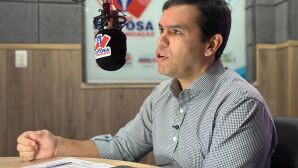 O deputado federal Beto Pereira em entrevista ao programa Giro Estadual de Notícias