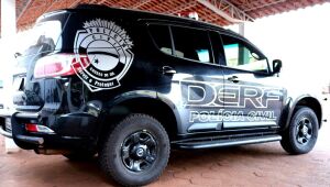  Agentes da Delegacia Especializada na Repressão de Roubos e Furtos (DERF) prenderam um integrante de associação criminosa