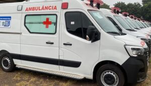 Governo de MS entrega 46 veículos a 40 municípios para reforçar saúde e combate a endemias.