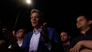 O ministro da Fazenda, Fernando Haddad