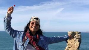 Juliana Marins caiu em um penhasco na trilha do Monte Rinjani, na Indonésia.