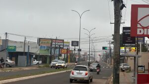 Frente fria derruba temperaturas em MS, com mínima de 12°C em Campo Grande e nevoeiro 