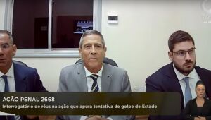 Walter Braga Netto é interrogado por videoconferência. 