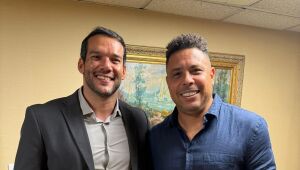 Presidente da CBF se encontra com Ronaldo nos EUA e diz: 'Portas estão sempre abertas'