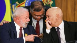 O presidente Luiz Inácio Lula da Silva escolheu para as vagas do TSE indicados por Flávio Dino e Alexandre de Moraes Foto: 