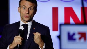 O presidente da França, Emmanuel Macron 