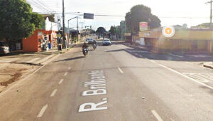 Cruzamento das ruas Brilhante e Jamil Nachif, onde ocorreu o atropelamento que resultou na morte de Manoel Messias Filho