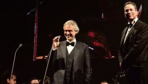 O tenor italiano Andrea Bocelli 