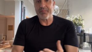 Edu Guedes em vídeo publicado no seu perfil de Instagram em 12 de julho de 2025. 
