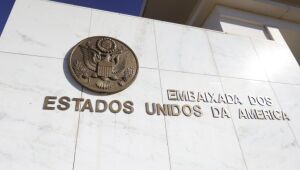 Fachada da Embaixada dos Estados Unidos da América (EUA) em Brasília 