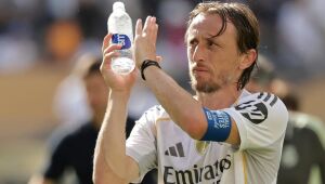 Modric se despediu do time espanhol após a eliminação no Mundial de Clubes contra o PSG.