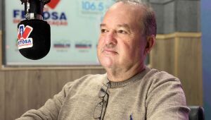 O organizador Sérgio Silva, durante entrevista ao programa Giro Estadual de Notícias, do Grupo Feitosa de Comunicação