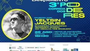 3ª Edição da Corrida dos Poderes será lançada no dia 28 de agosto com palestra de Yeltsin Jacques.