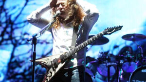Dave Mustaine, do Megadeth, em São Paulo, em 2013. A banda anunciou o fim das atividades em 2026. 