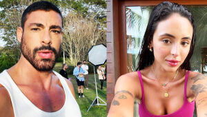 Cauã Reymond e Luana Mandarino já não escondem mais o relacionamento 