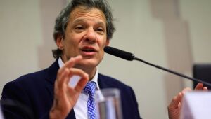 O ministro da Fazenda, Fernando Haddad.