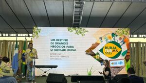 Abertura da Ruraltur MS 2025 em Campo Grande: feira apresenta experiências, produtos, serviços e oportunidades de negócios voltados ao turismo rural.