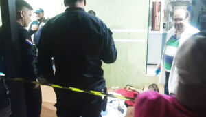 Bar em Zanja Pytã onde Edgar López Ortiz foi assassinado a tiros durante a madrugada desta segunda-feira.