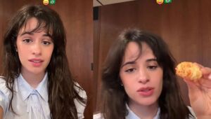 Camila Cabello prova comidas brasileiras e escolhe pão de queijo como seu favorito antes de show no The Town
