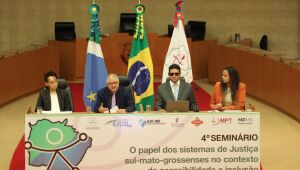 Seminário no TJMS discutiu acessibilidade, inclusão e linguagem clara no sistema de Justiça