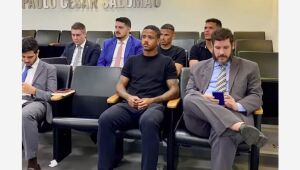 STJD reabilita Ygor Catatau, Romarinho e Gabriel Neri após mais de dois anos de punição por manipulação de resultados. A audiência ocorreu na sede do órgão, no Rio de Janeiro, com a presença dos três atletas.