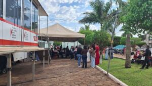 Carreta da Justiça encerra atendimentos em Paranhos com 53 novas ações abertas.