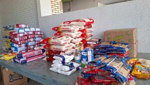 Campanha de troca por mudas arrecada alimentos para idosos em Campo Grande.