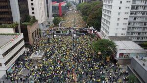 Manifestação bolsonarista na Avenida Paulista, em São Paulo, no 7 de setembro.