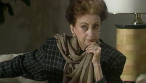 Beatriz Segall como Odete Roitman em cena de 'Vale Tudo'.