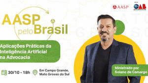Campo Grande sedia evento sobre o uso prático da inteligência artificial na advocacia, com entrada gratuita e palestra de especialista da USP