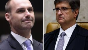 Eduardo Bolsonaro e Paulo Gonet 