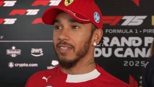 Hamilton larga em último no GP de Las Vegas e diz: 