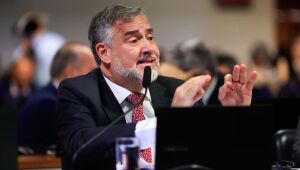 O deputado Paulo Pimenta na CPI do INSS