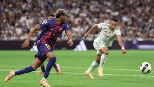 Estrelas de Barcelona e Real Madrid, Yamal e Mbappé aparecem em seleção da Fifpro