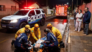 Mulher em situação de rua foi esfaqueada no Jardim Centro Oeste, em Campo Grande; caso é investigado como tentativa de homicídio