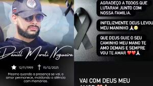 A morte de Daniel comoveu familiares e amigos, que se manifestaram nas redes sociais