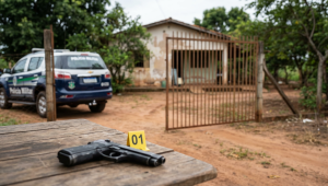 Negociação de imóvel terminou em confusão, prisão e arma apreendida no Jardim Los Angeles