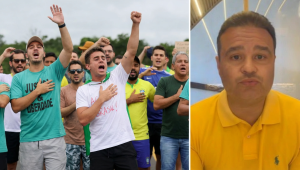 Caminhada ao longo da BR-040 virou alvo de críticas de Fábio Trad nas redes sociais 